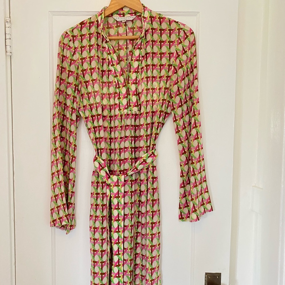Trina Turk belted tunic dress